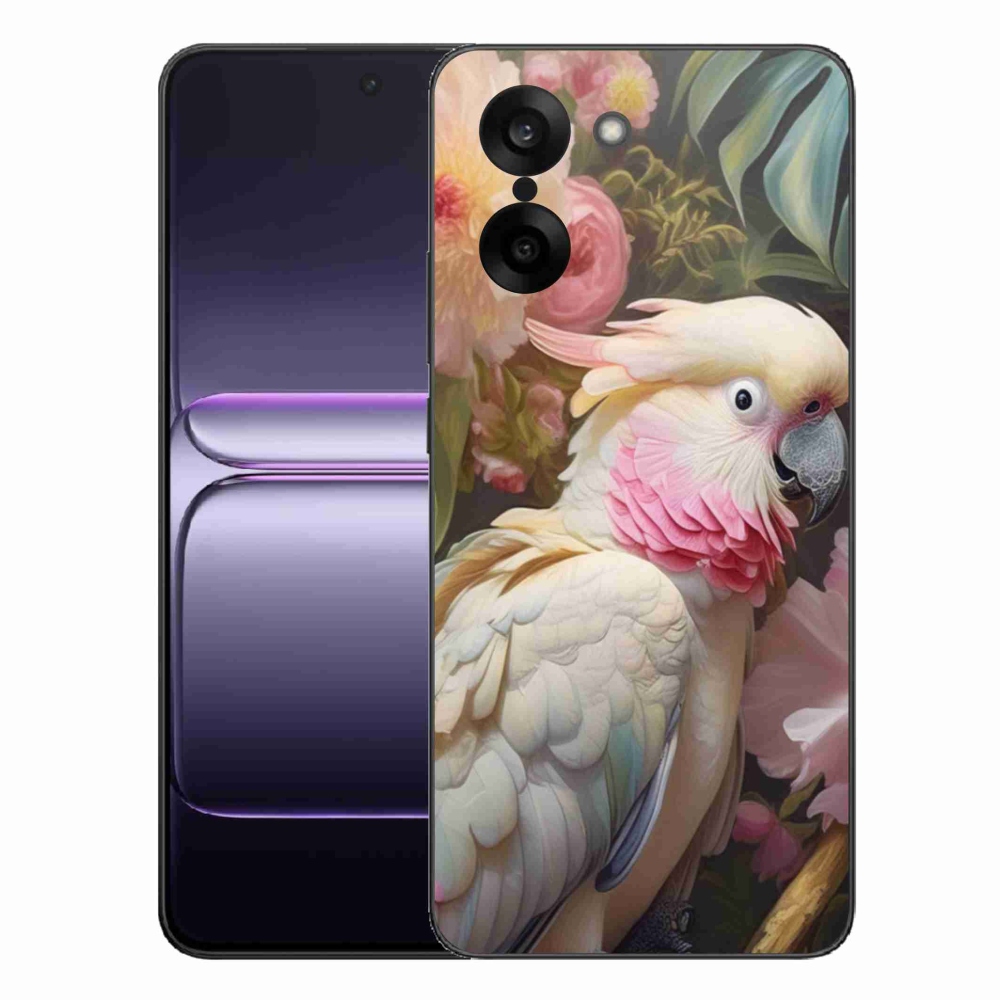 Zselés borítás mmCase a One Plus Nord CE5 készülékhez - papagáj kakadu rózsaszín 2