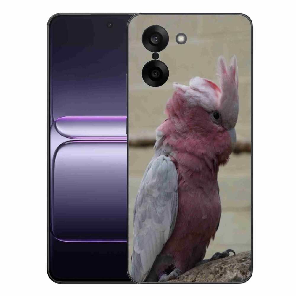Zselés tok mmCase a One Plus Nord CE5 készülékhez - papagáj kakadu rózsaszínű