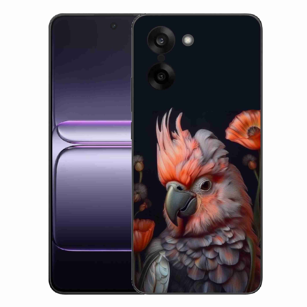 Zselés borítás mmCase a One Plus Nord CE5 készülékhez - kakadu papagáj színekben