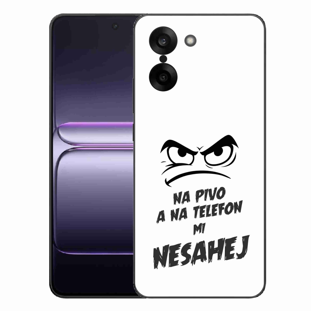 Zselés borító mmCase a One Plus Nord CE5-hez - sör motívum 2 fehér háttérrel