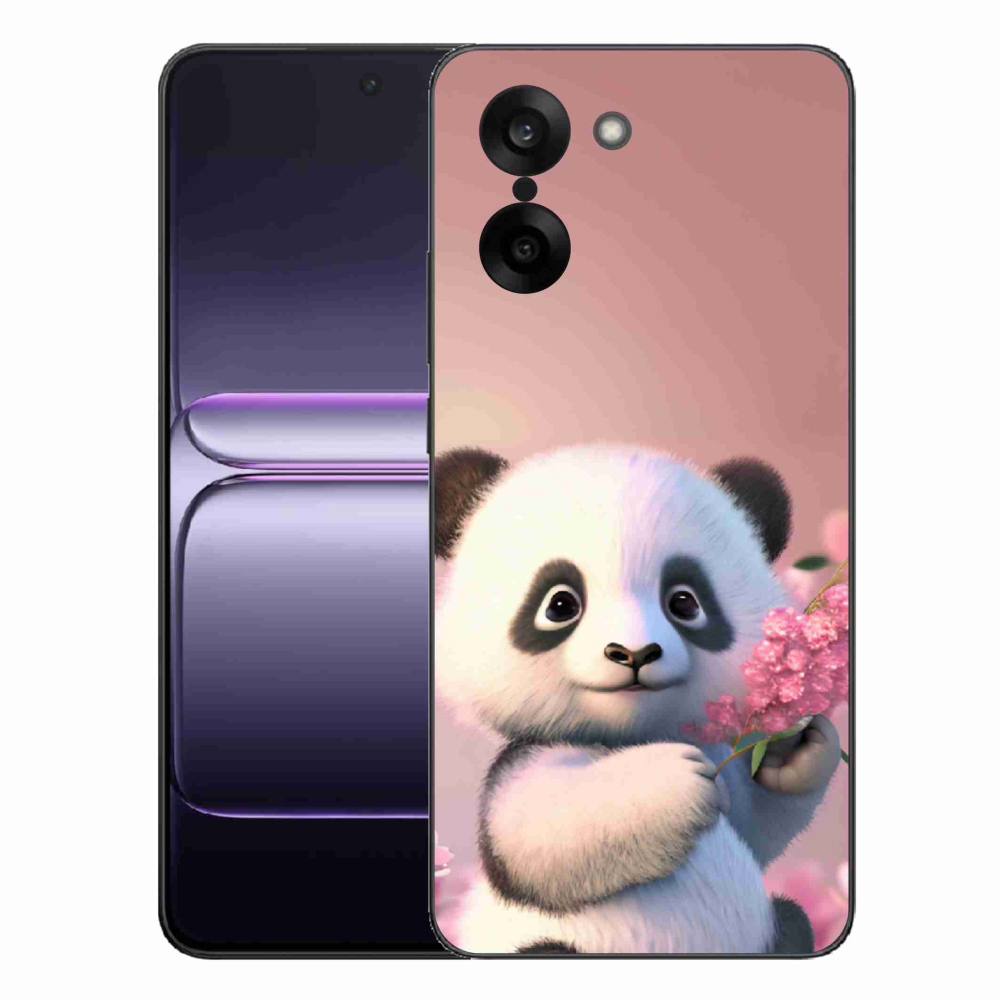 Gél védőhuzat mmCase a One Plus Nord CE5 készülékhez - aranyos panda