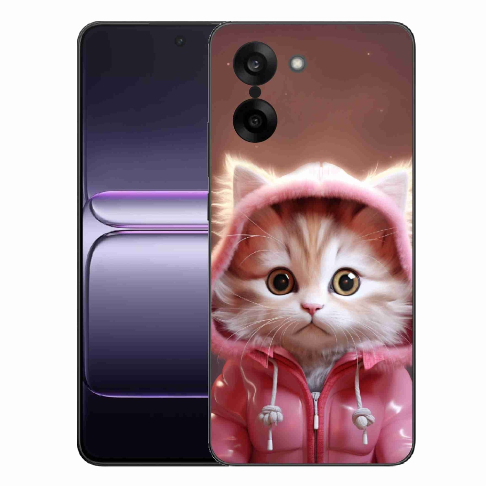 Gélborítás mmCase a One Plus Nord CE5 készülékre - aranyos cica 3