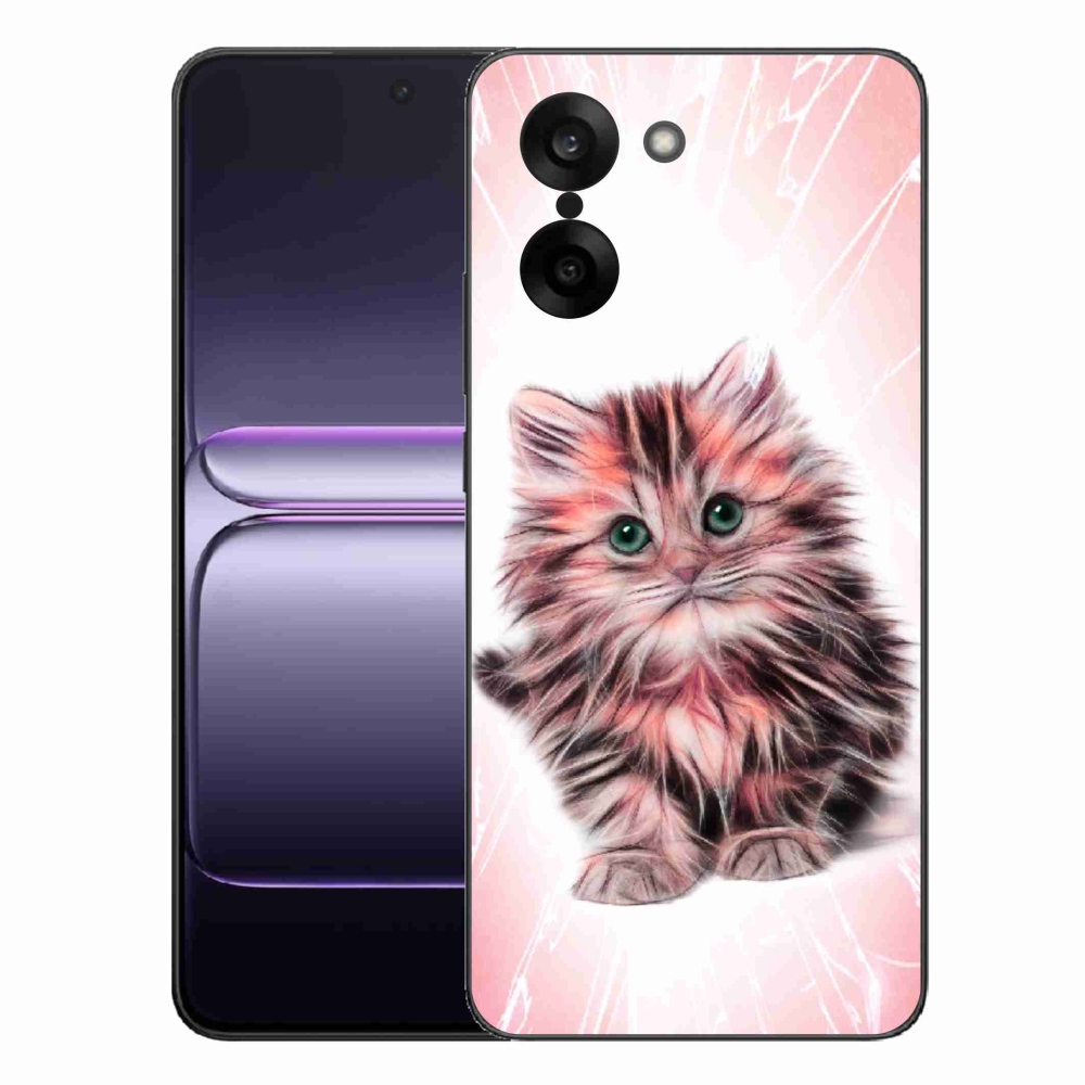Gél védőhuzat mmCase a One Plus Nord CE5 készülékhez - aranyos cica