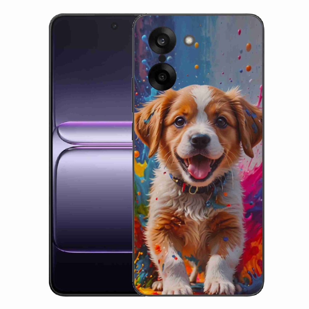 Zselés borítás mmCase a One Plus Nord CE5 készülékhez - aranyos kiskutya 3