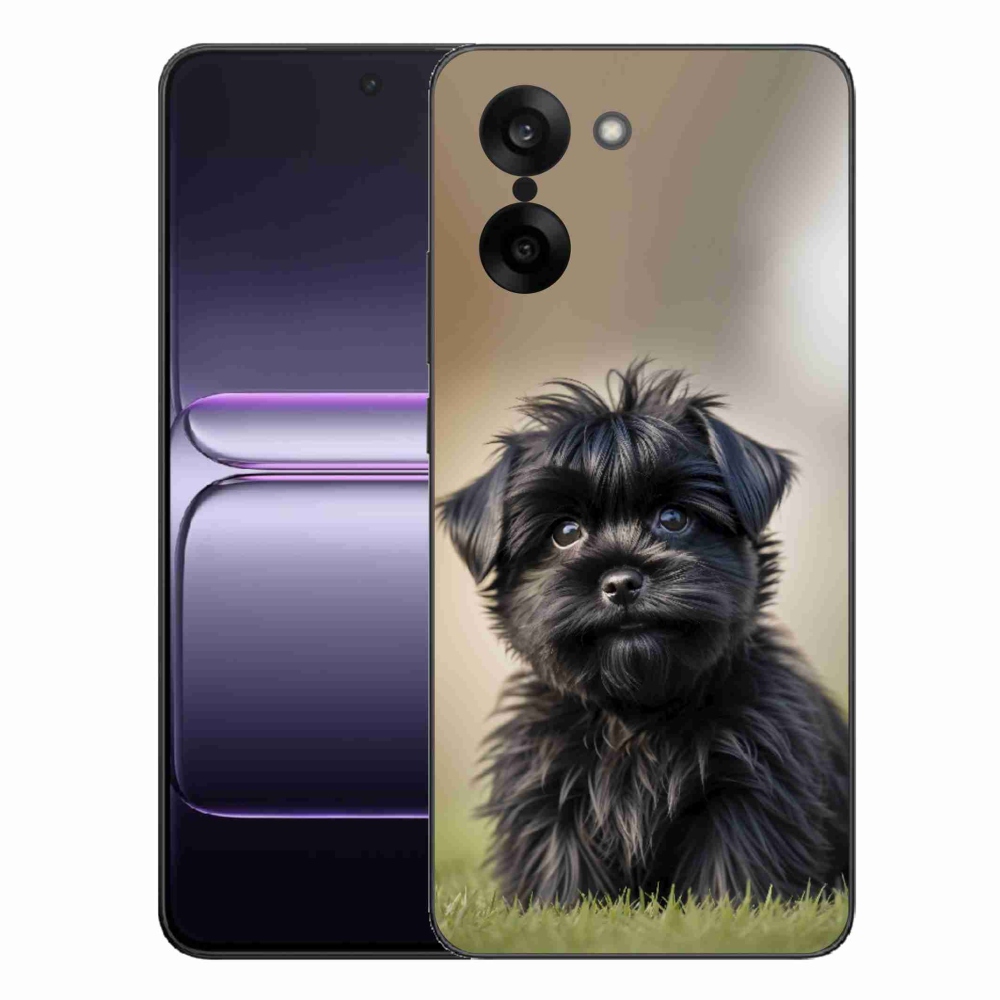 Zselés borítás mmCase One Plus Nord CE5 készülékhez - aranyos fekete kutya
