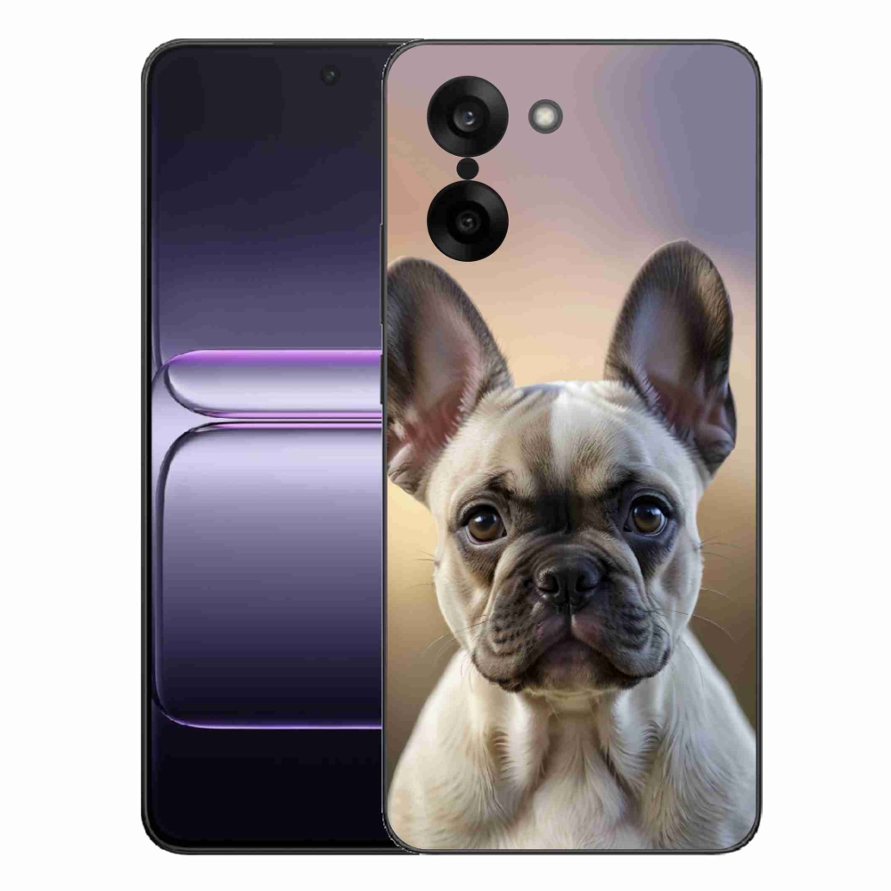 Zselés borítás mmCase a One Plus Nord CE5 készülékhez - aranyos francia bulldog
