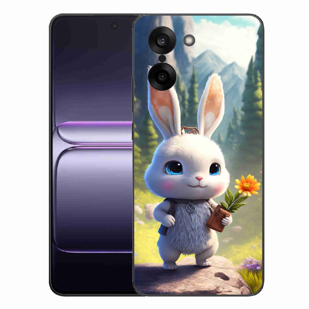 Gél védőhuzat mmCase One Plus Nord CE5 készülékhez - aranyos nyuszi