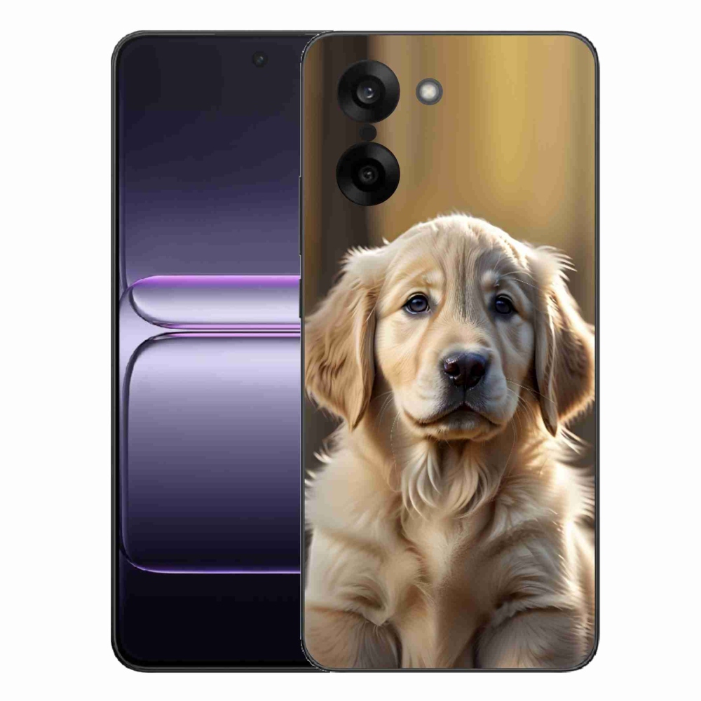 Zselés borítás mmCase a One Plus Nord CE5 készülékhez - aranyos arany retriever