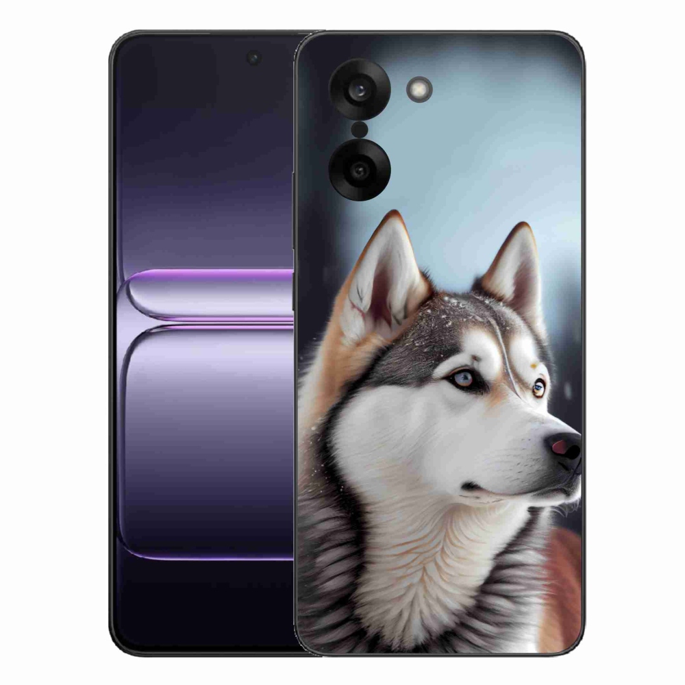 Zselés borítás mmCase a One Plus Nord CE5 készülékhez - Szibériai Husky
