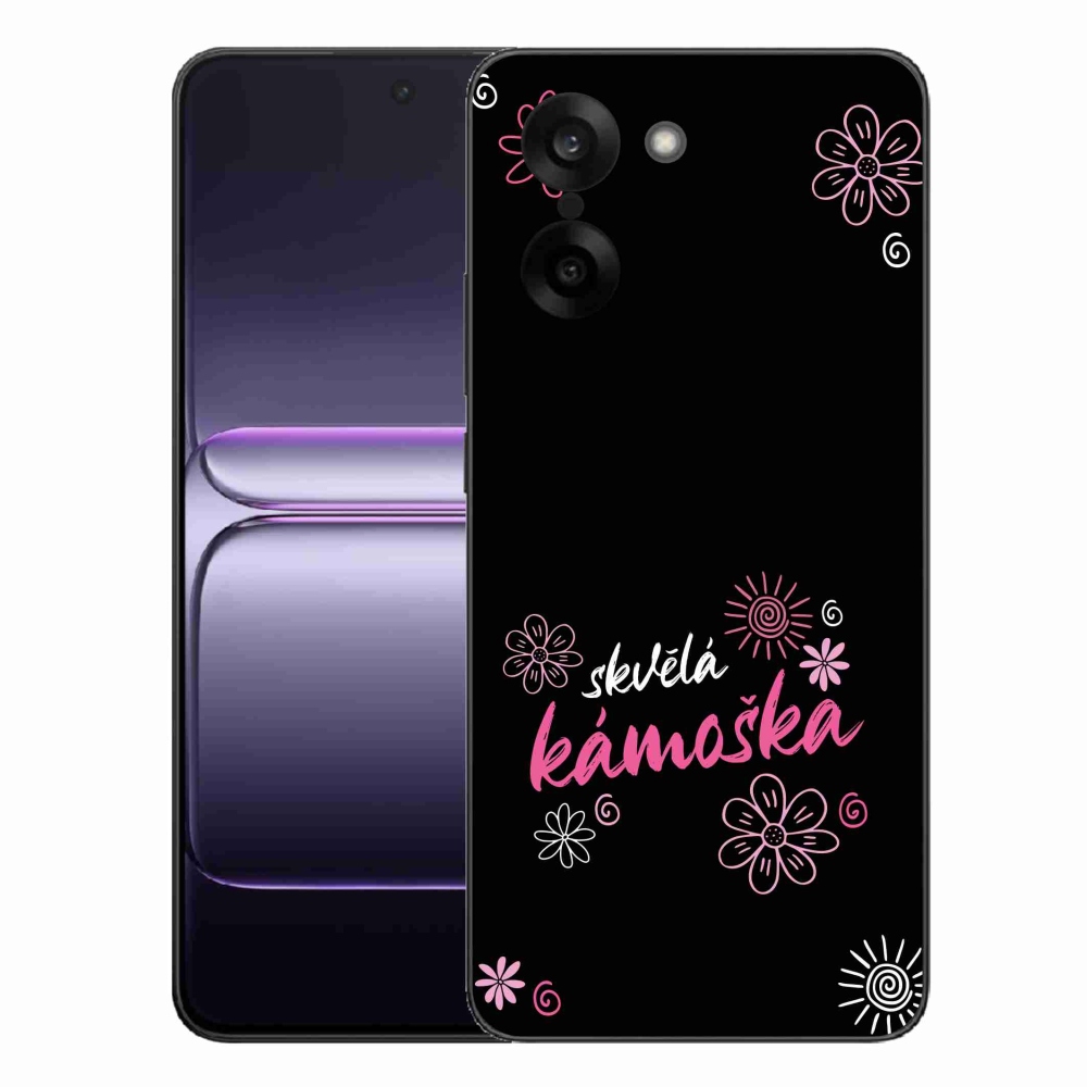 Gél borítás mmCase One Plus Nord CE5 - nagyszerű pajtás fekete háttérrel