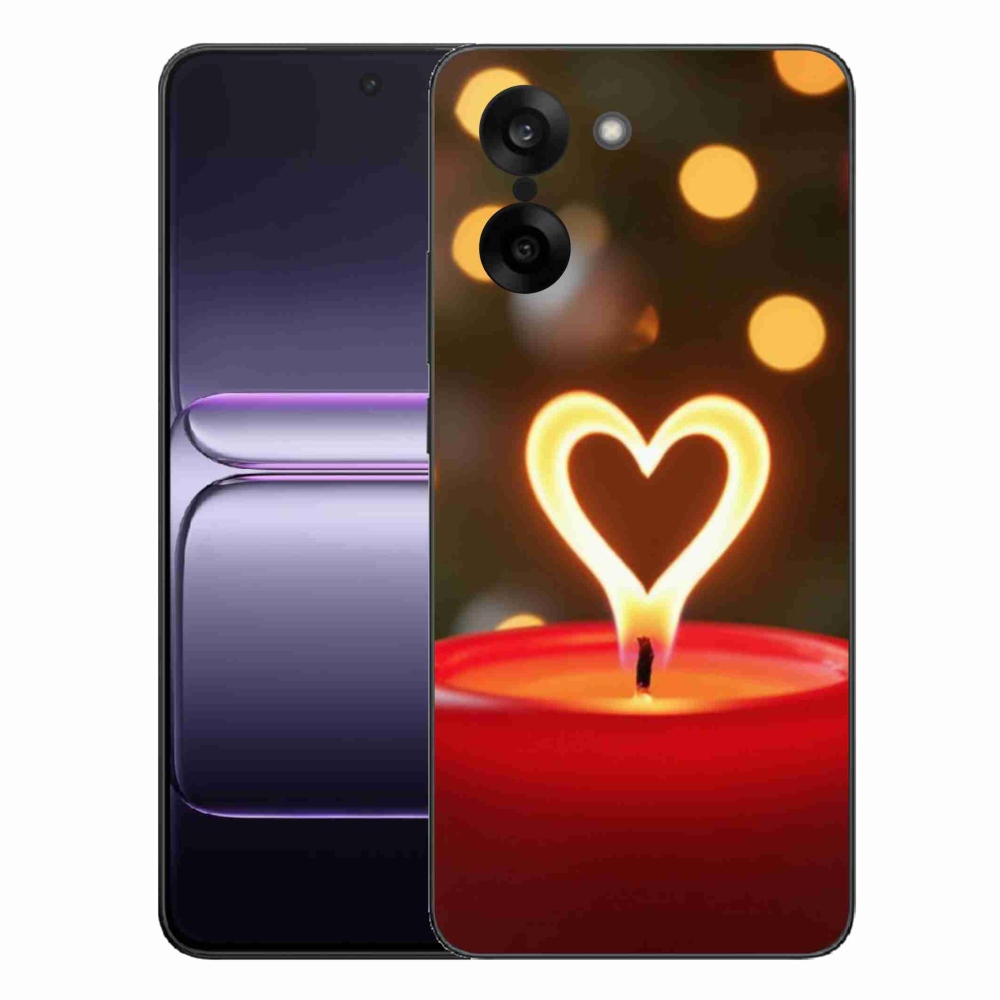 Zselés borítás mmCase a One Plus Nord CE5-ön - a láng szíve