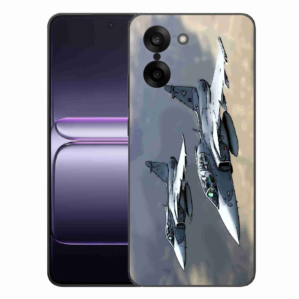 Zselés borítás mmCase a One Plus Nord CE5 számára - vadászgépek