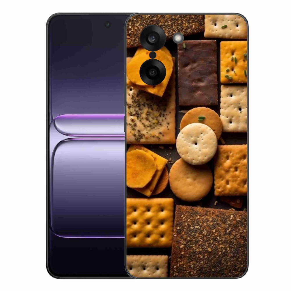 Zselés borítás mmCase a One Plus Nord CE5 készülékhez - kekszek