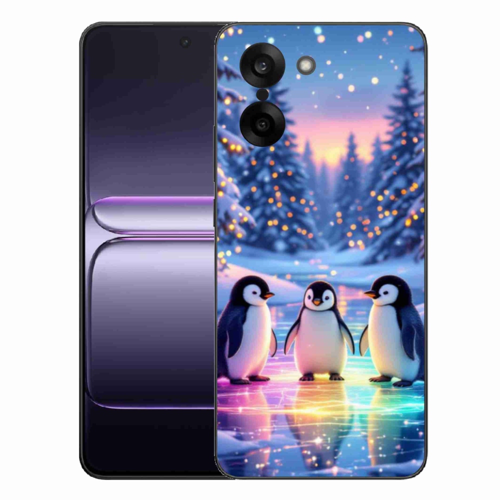 Zselés borítás mmCase One Plus Nord CE5 készülékhez - Pingvinek