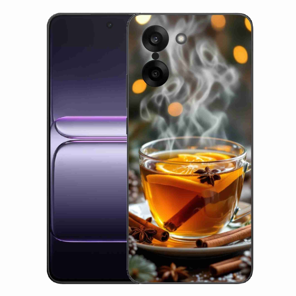 Zselés borítás mmCase a One Plus Nord CE5 készülékhez - karácsonyi lyukasztás