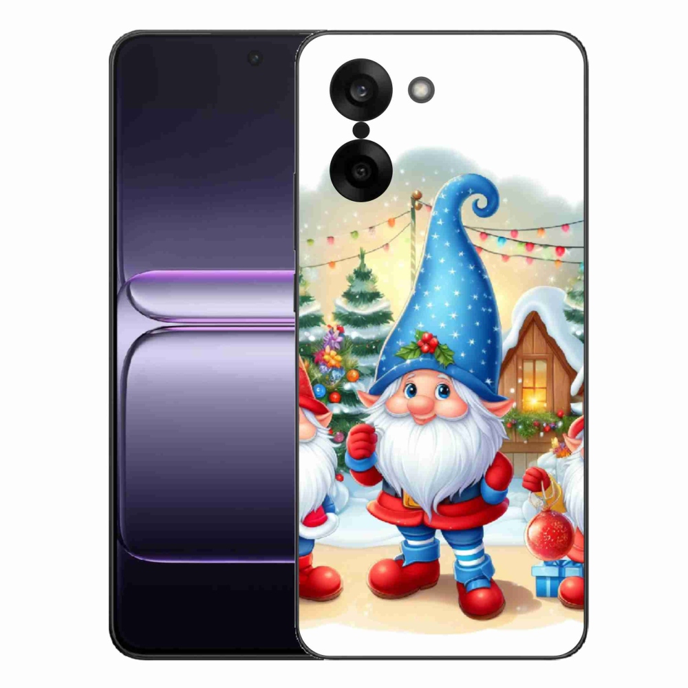 Zselés borítás mmCase a One Plus Nord CE5 készülékre - Karácsonyi manók
