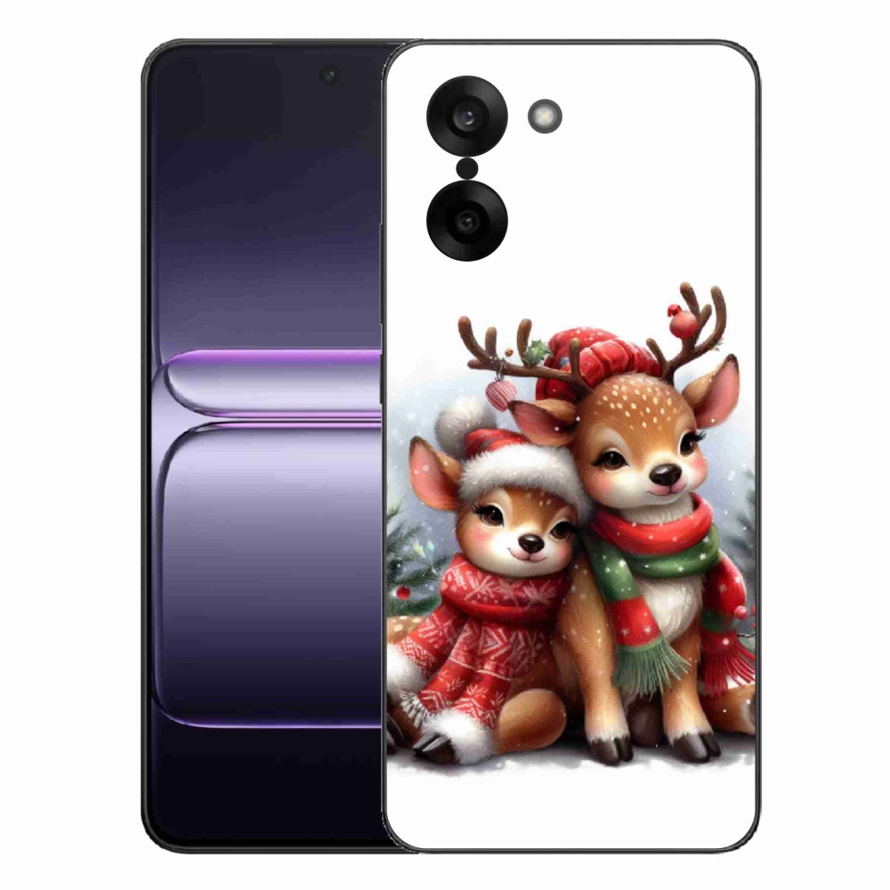 Zselés borítás mmCase One Plus Nord CE5 készülékhez - karácsonyi rénszarvas