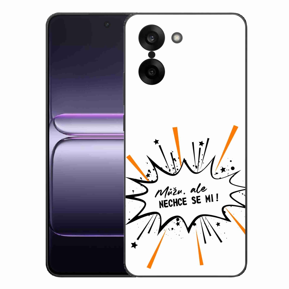 Gél borító mmCase a One Plus Nord CE5 készülékhez - vicces szöveg 11 fehér háttér