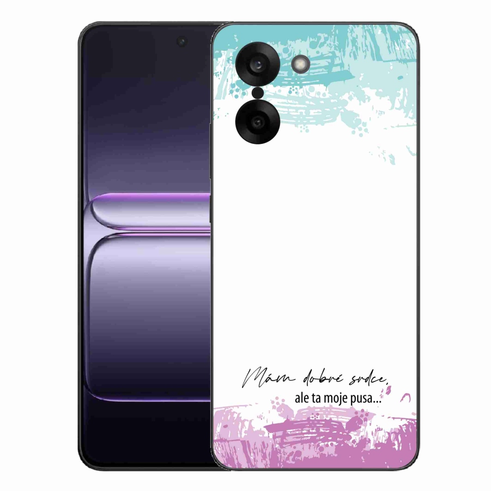 Gél borító mmCase a One Plus Nord CE5 készülékre - vicces szöveg 3 fehér háttér