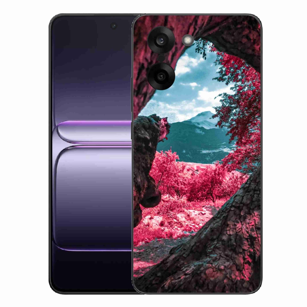 Zselés borítás mmCase a One Plus Nord CE5-ön - hegyi kilátás