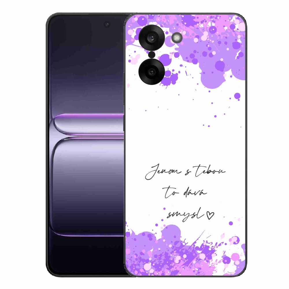 Gél borító mmCase One Plus Nord CE5 - szerelem szöveg fehér háttérrel