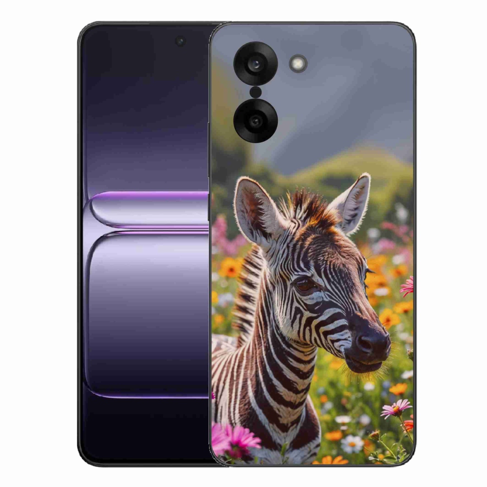 Zselés borító mmCase a One Plus Nord CE5 készülékhez - zebra a réten