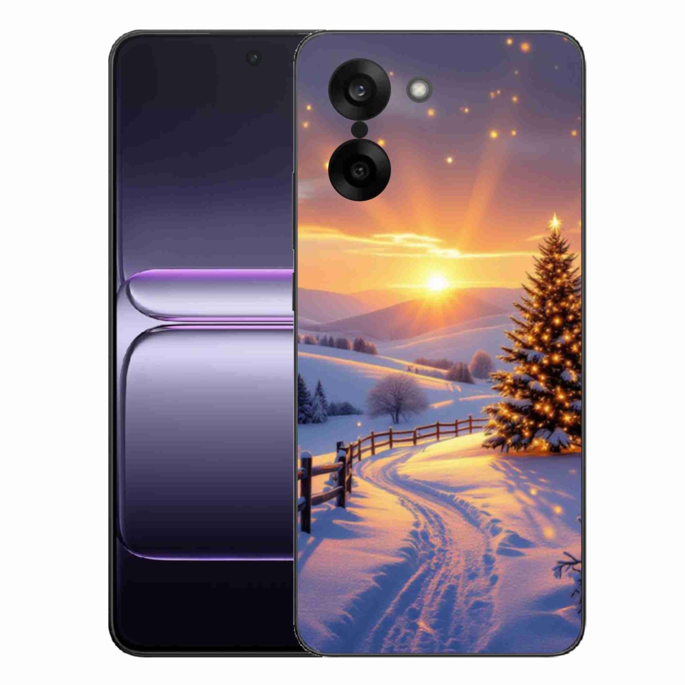 Zselés borítás mmCase a One Plus Nord CE5 készülékhez - téli tájkép