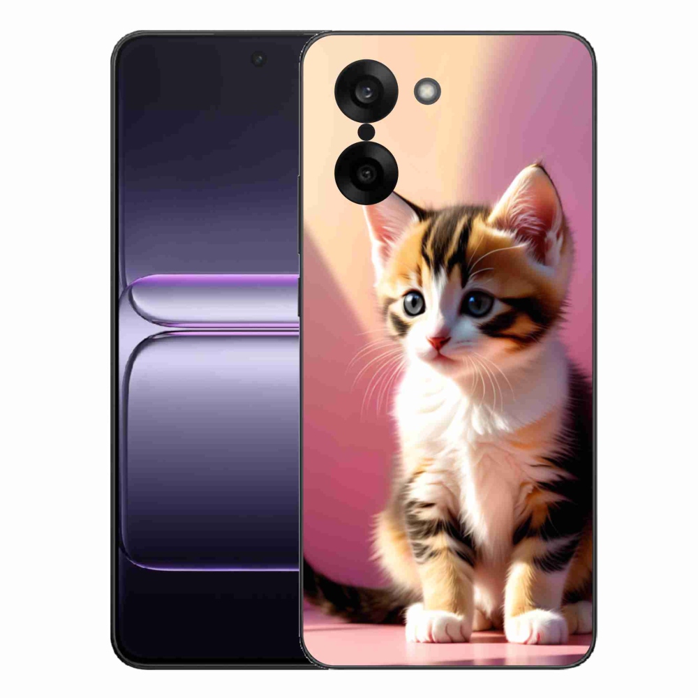 Zselés borítás mmCase a One Plus Nord CE5 készülékhez - kíváncsi cica 2