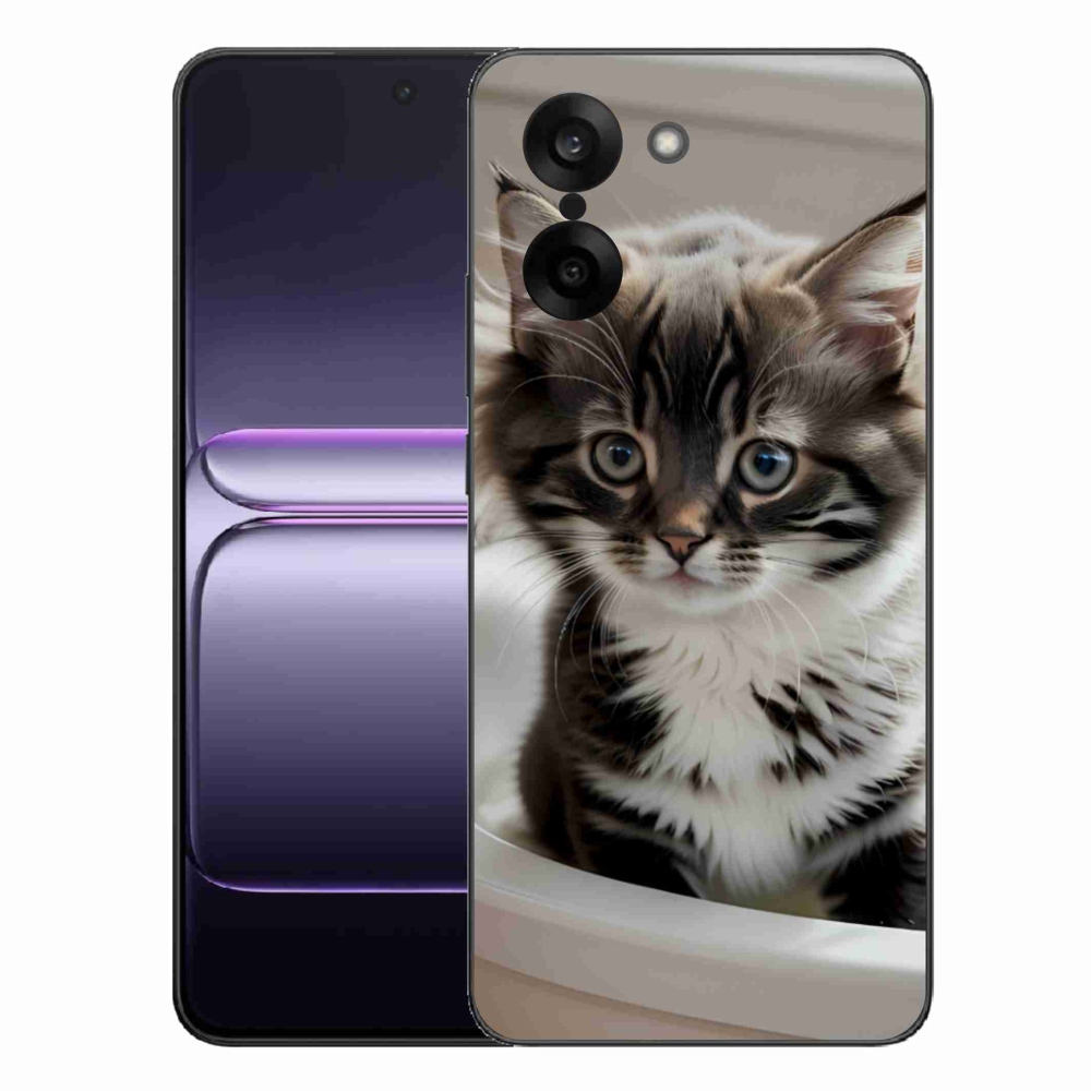 Zselés borító mmCase a One Plus Nord CE5 készülékhez - kíváncsi cica
