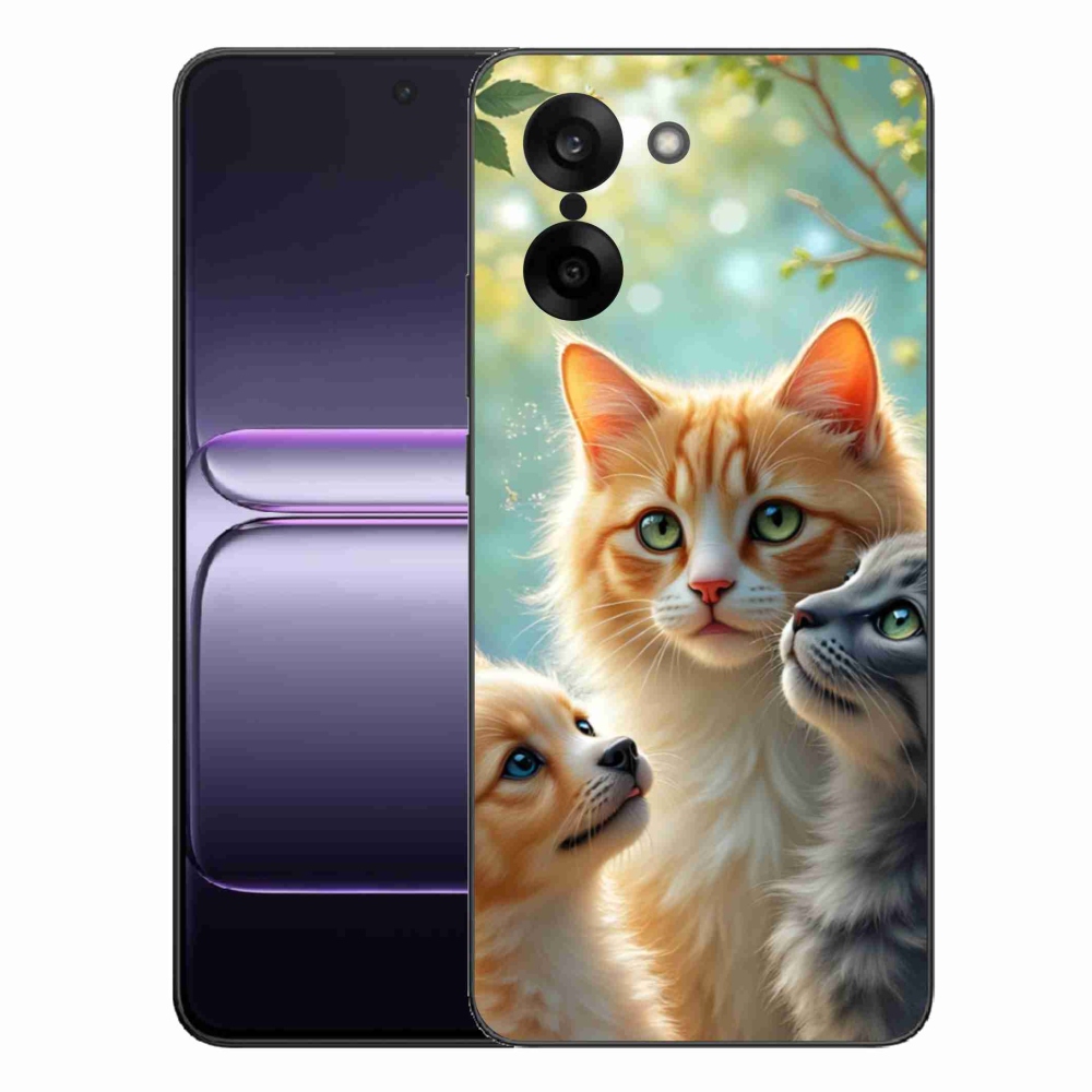 Zselés borítás mmCase a One Plus Nord CE5-hez - állatbarátok 2