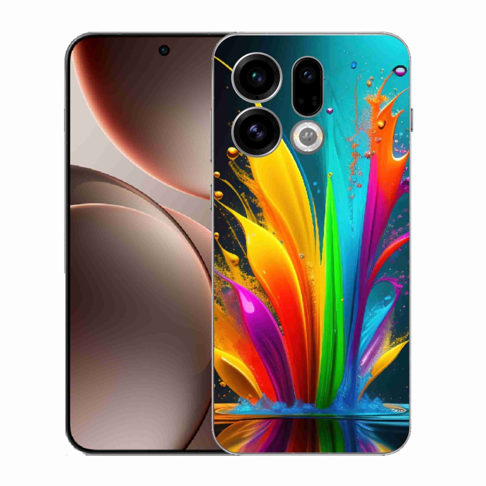 Gél borítás mmCase az Oppo Find X9 számára - absztrakt motívum 1