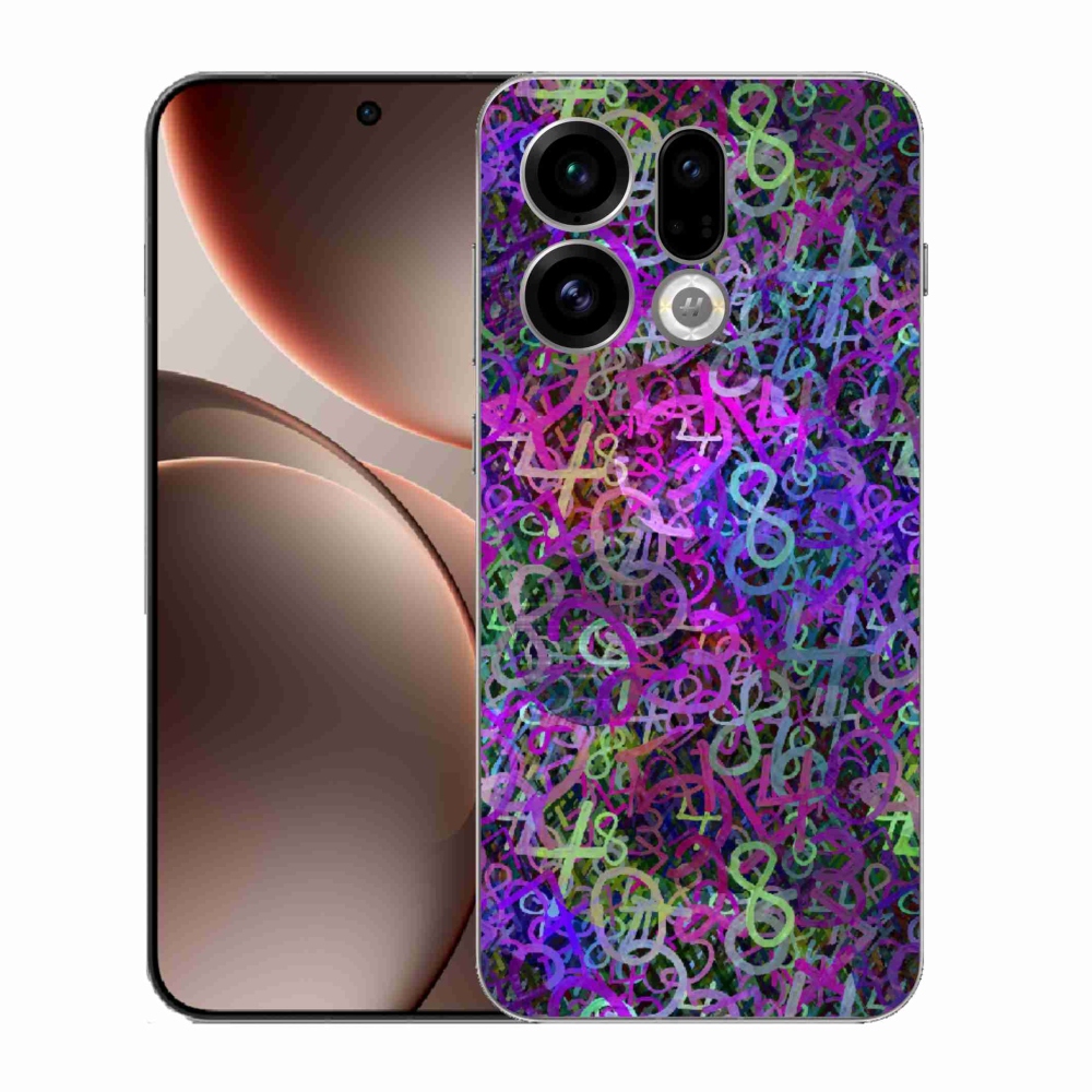 Gél borítás mmCase az Oppo Find X9 számára - absztrakt motívum 25