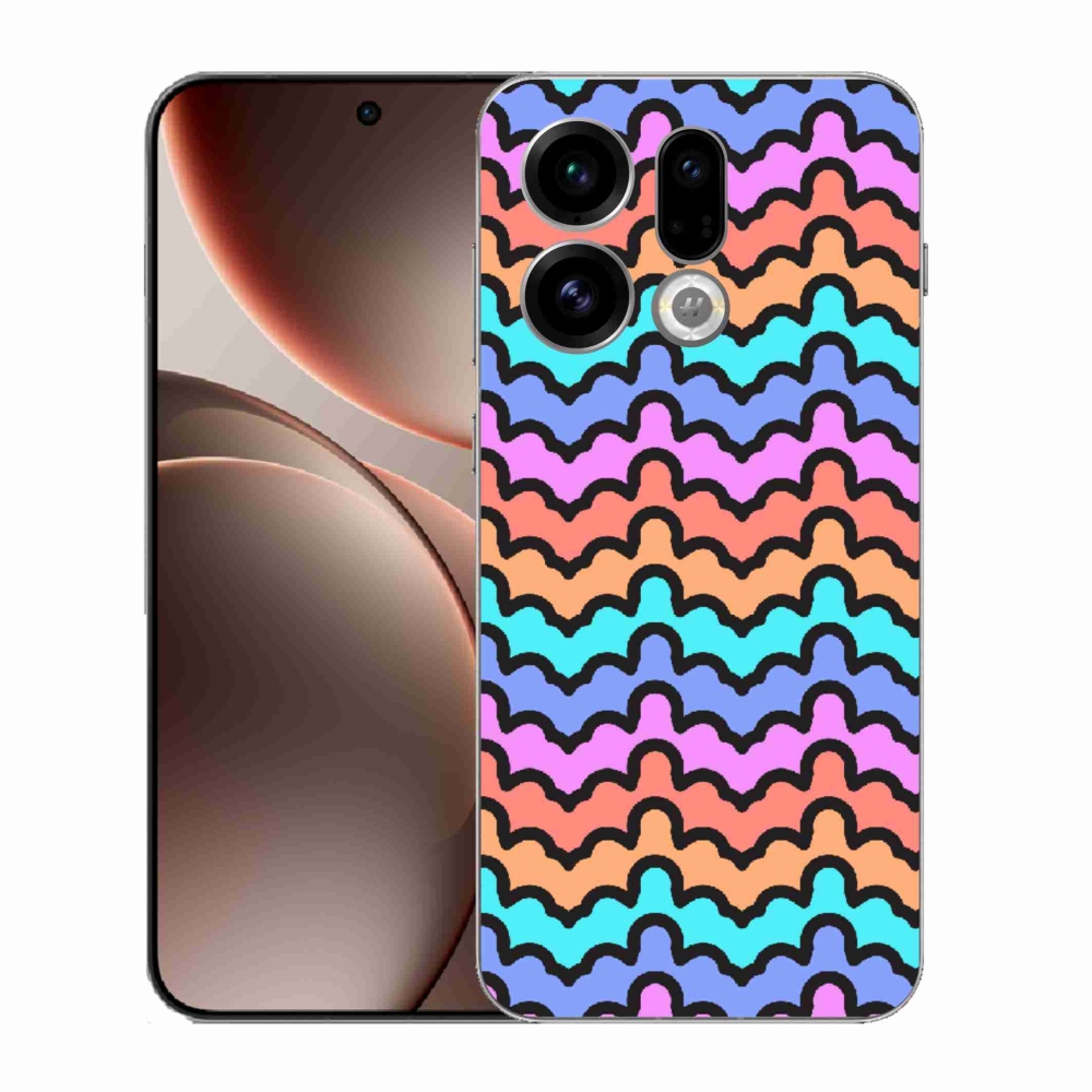 Gél borítás mmCase az Oppo Find X9 számára - absztrakt motívum 30