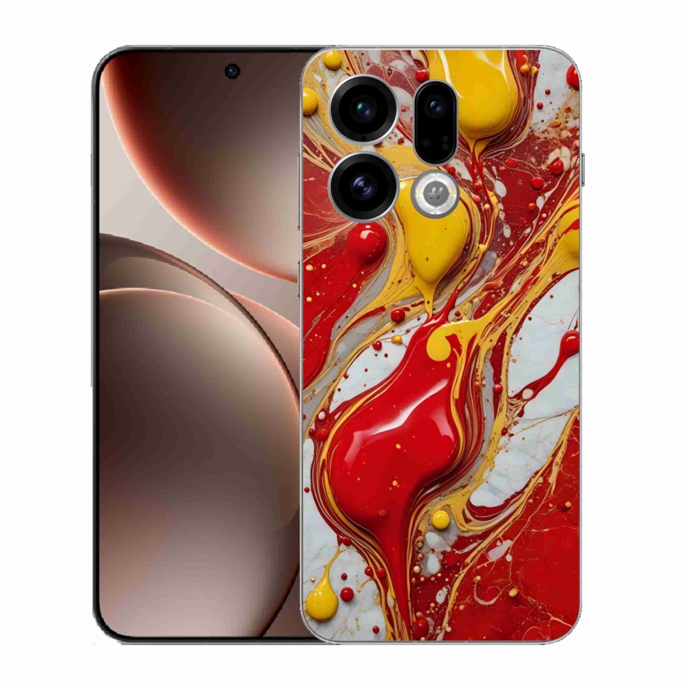 Gél borítás mmCase az Oppo Find X9 számára - absztrakt motívum 42