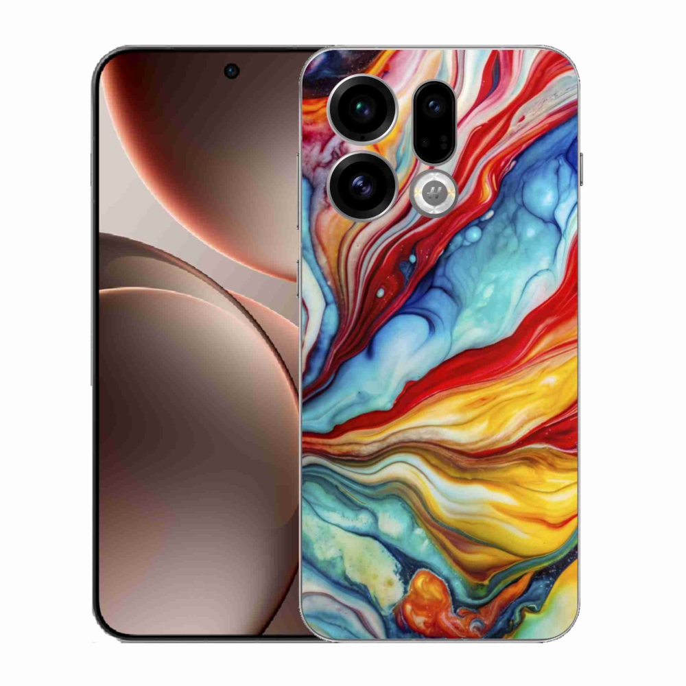Gél borítás mmCase az Oppo Find X9 számára - absztrakt motívum 58