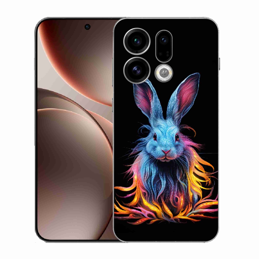 Gél borítás mmCase az Oppo Find X9 számára - absztrakt nyúl