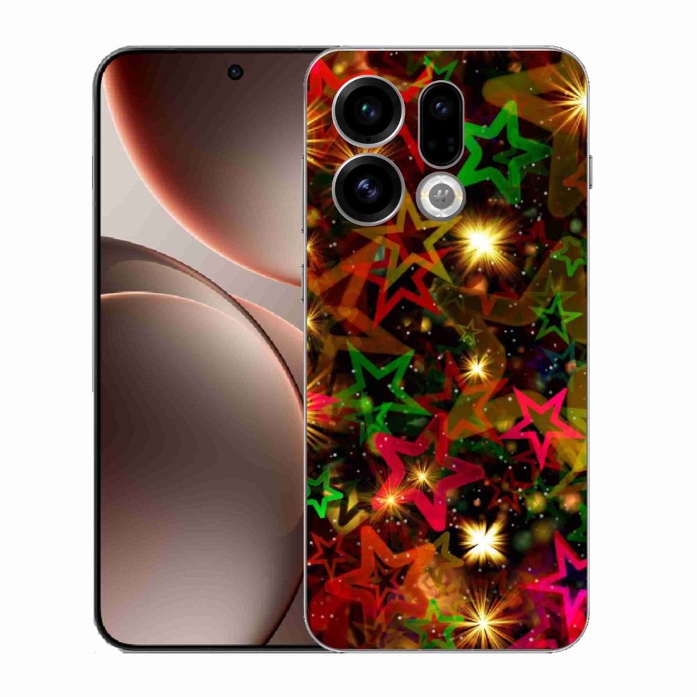 Gél borítás mmCase az Oppo Find X9-hez - színes csillagok