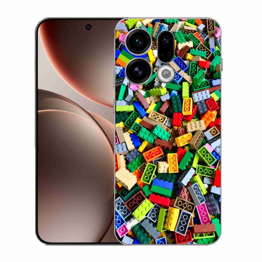 Gél borítás mmCase az Oppo Find X9-hez - színes építőelemek