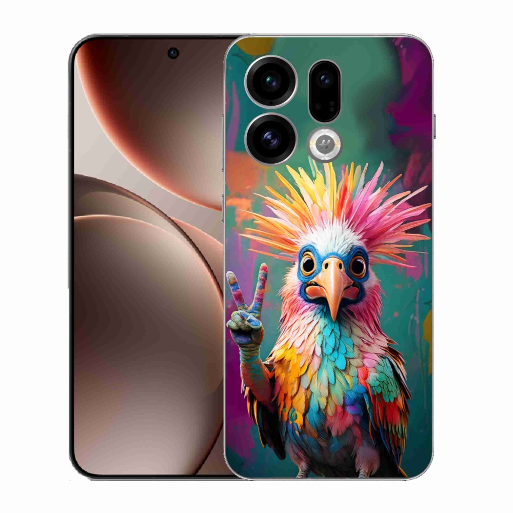 Gél borítás mmCase az Oppo Find X9 számára - színes lázadó
