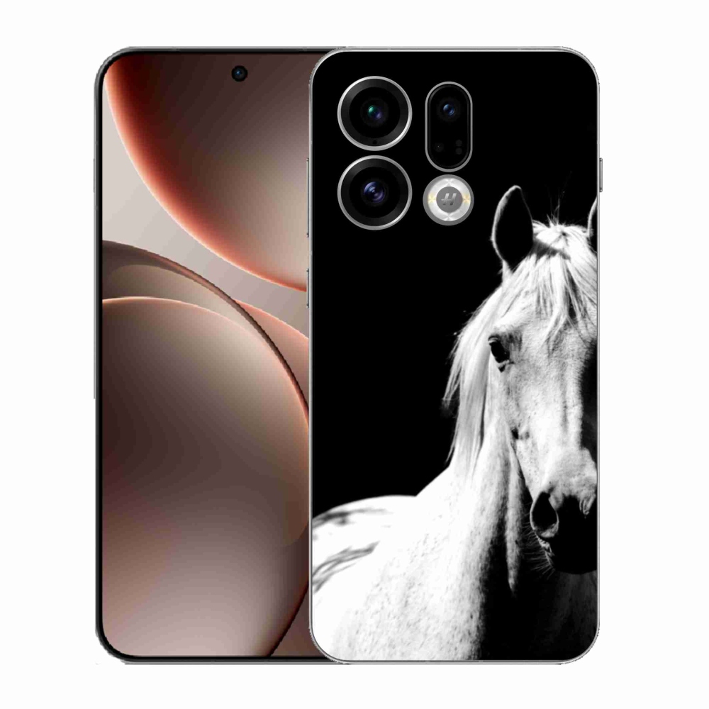 Gél borítás mmCase az Oppo Find X9-hez - fehér ló 5