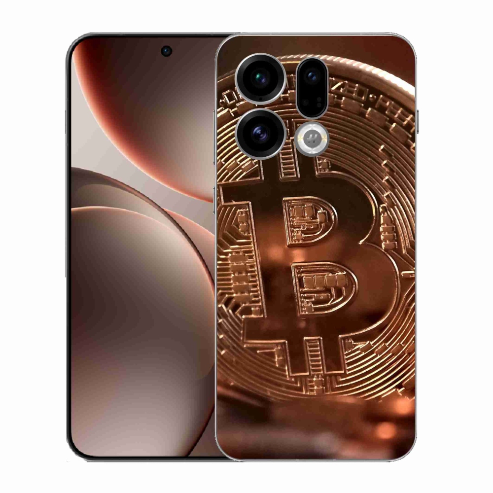 Gél borítás mmCase az Oppo Find X9 számára - bitcoin