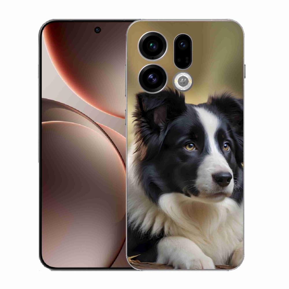Gél borító mmCase az Oppo Find X9-hez - border colie 2