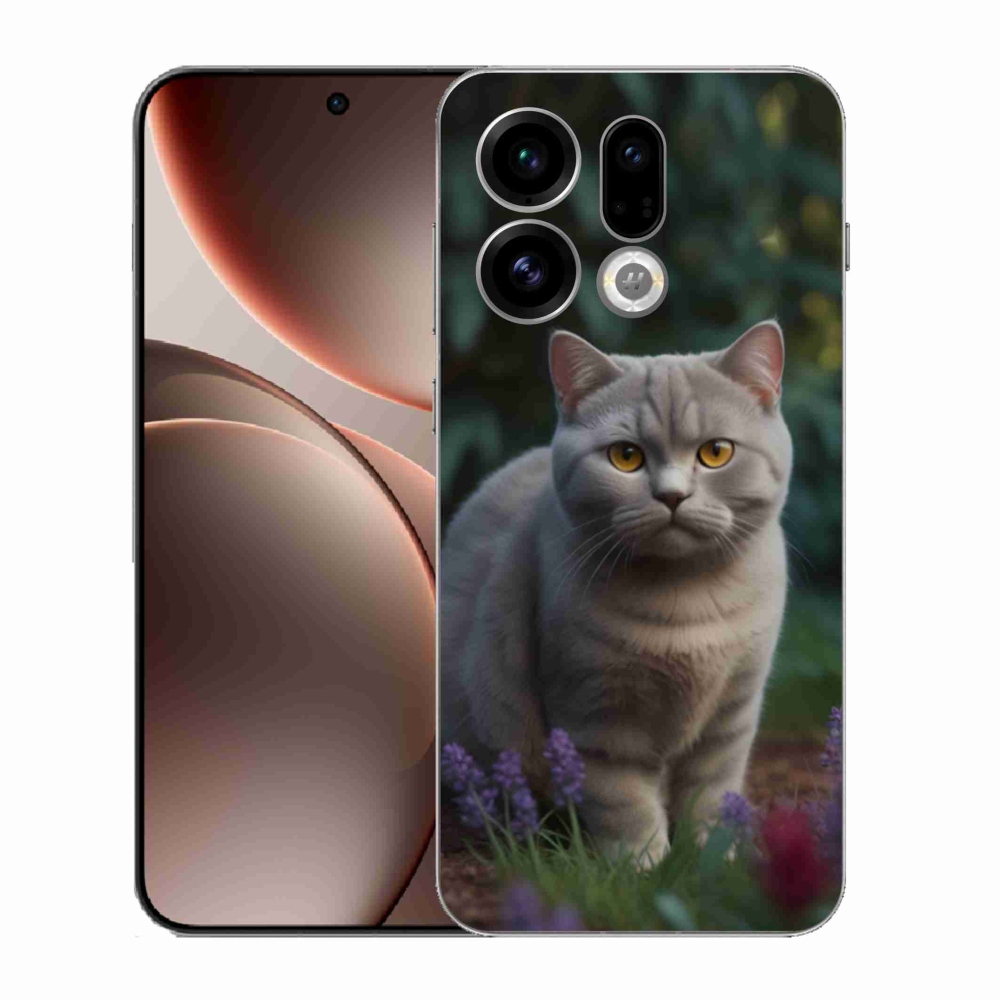 Gél borítás mmCase az Oppo Find X9-hez - brit macska