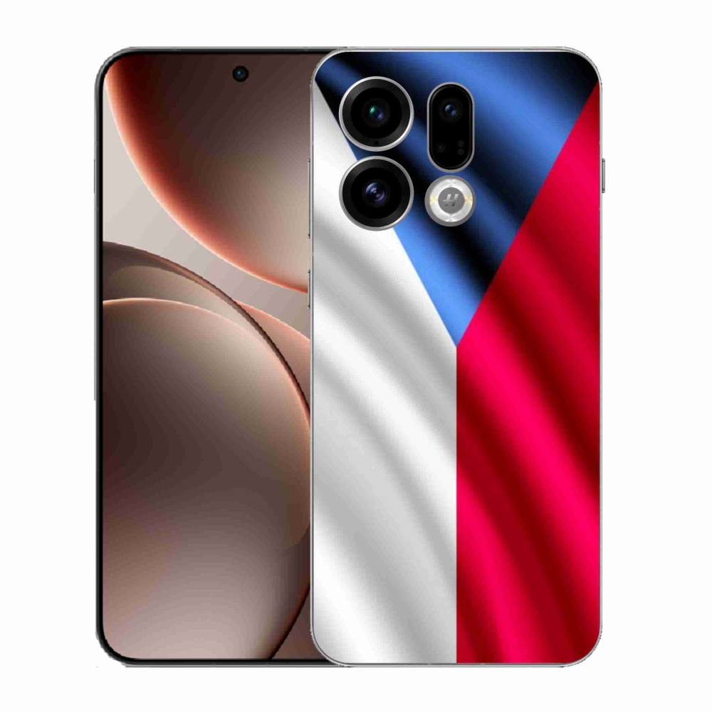 Gél borítás mmCase az Oppo Find X9 számára - cseh zászló