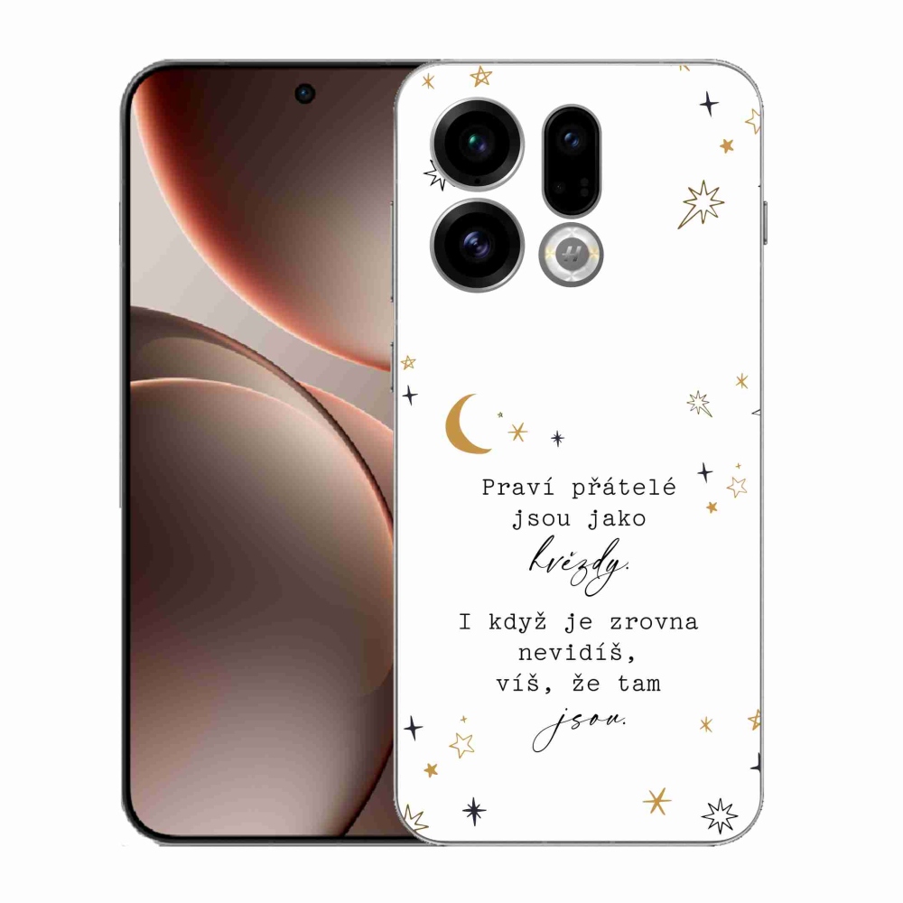 Gél borítás mmCase az Oppo Find X9-hez - Idézet 6 fehér háttér