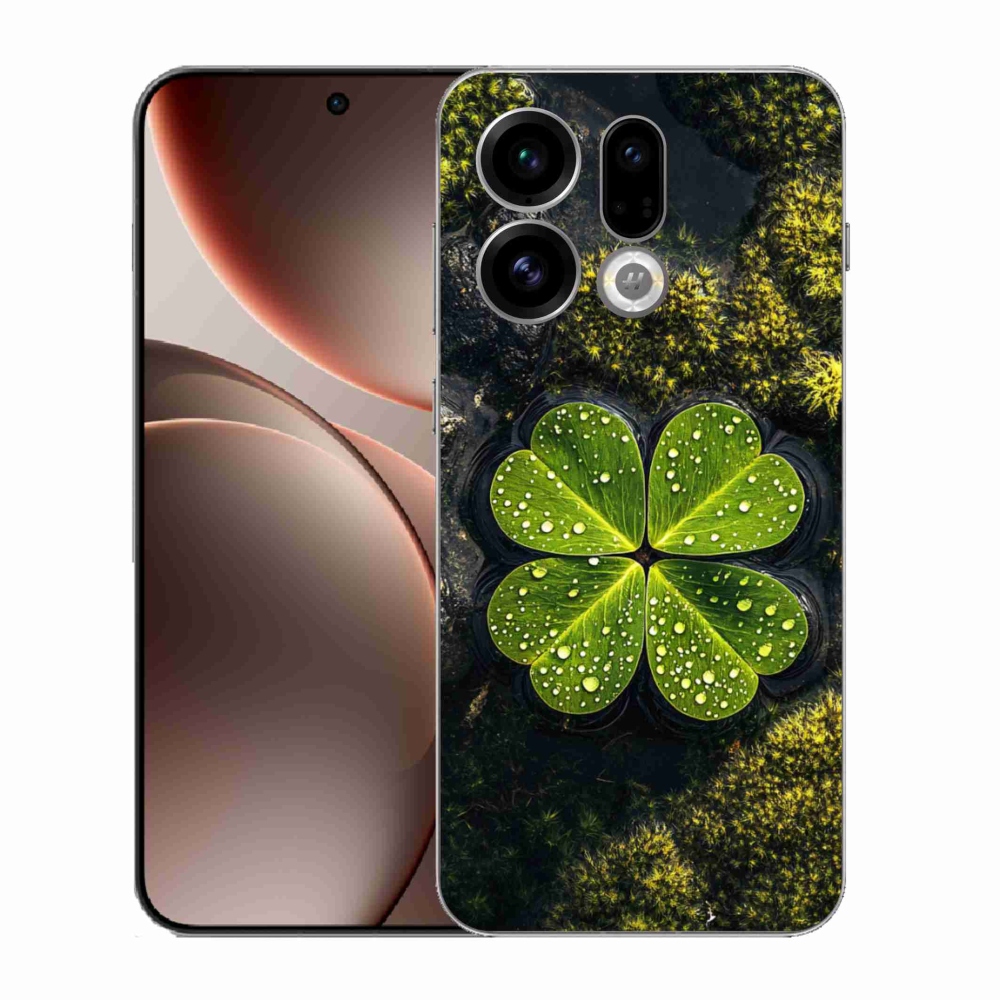 Gél borítás mmCase az Oppo Find X9-hez - négylevelű lóhere