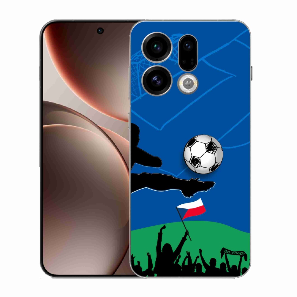 Gél borítás mmCase az Oppo Find X9-hez - futballszurkolóknak