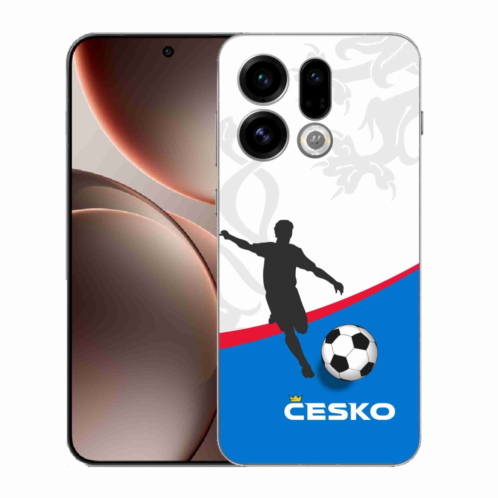 Gél borítás mmCase az Oppo Find X9-hez - futball Csehország 1