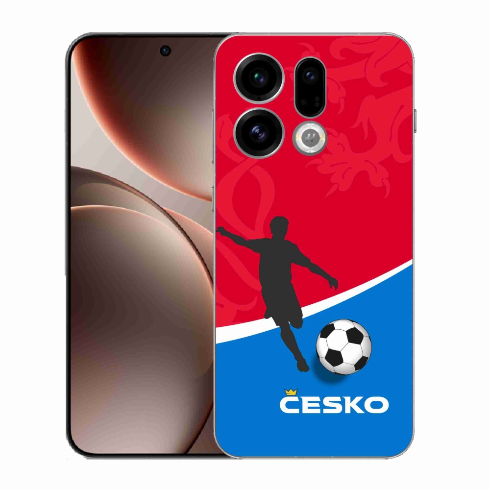 Gél borítás mmCase az Oppo Find X9-hez - foci Csehország