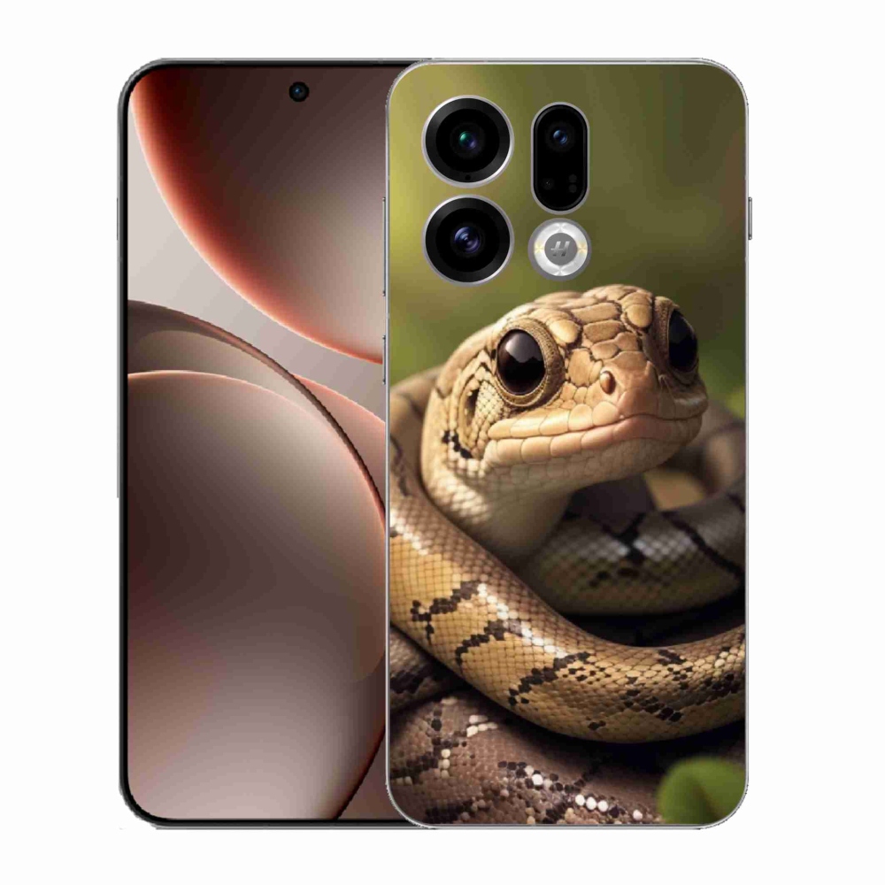 Gél borítás mmCase az Oppo Find X9-hez - kígyó 1